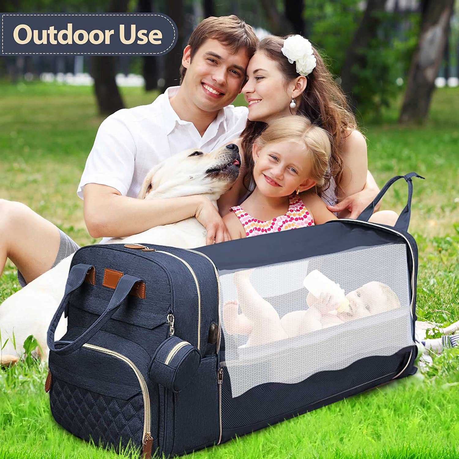 Changing Station Diaper Backpack - Blissful Bundle