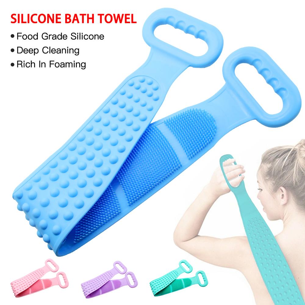 Magic Silicone Bath Brush Back Belt - Blissful Bundle