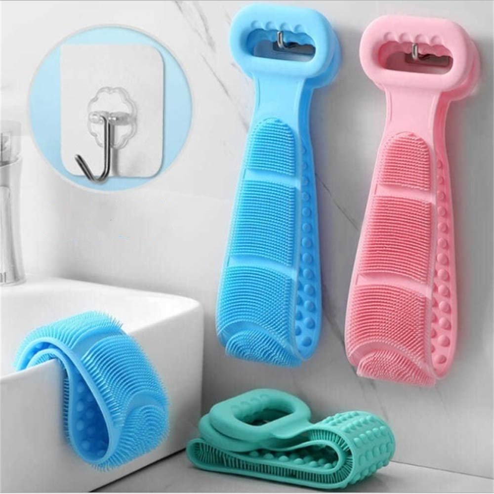 Magic Silicone Bath Brush Back Belt - Blissful Bundle