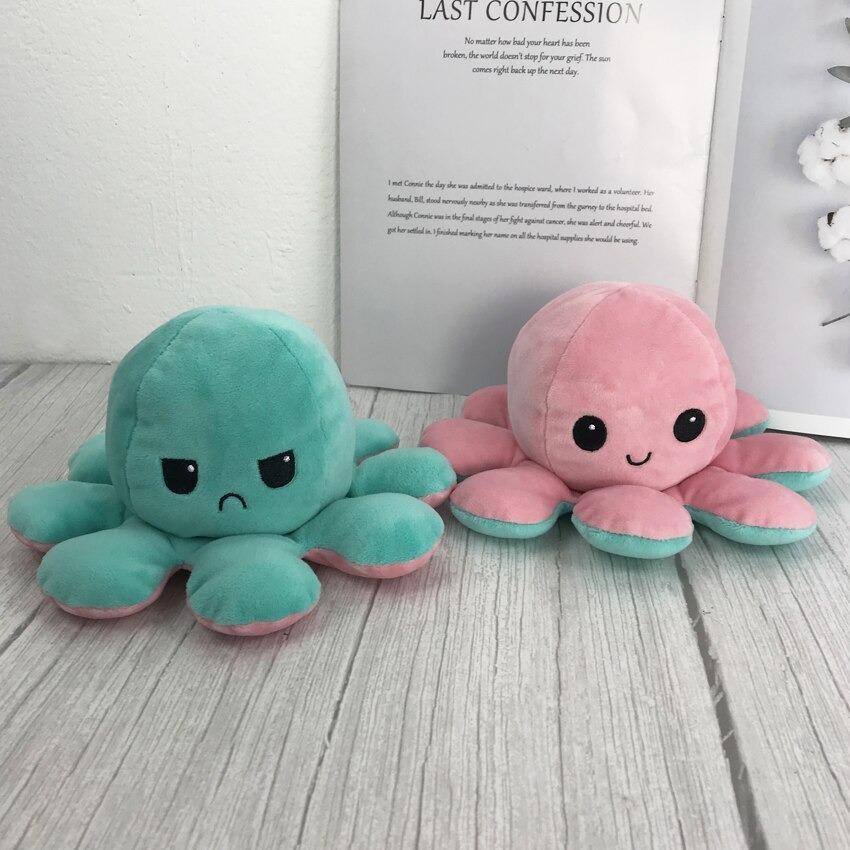 Double Sided Flip Octopus Plush Toy - Blissful Bundle