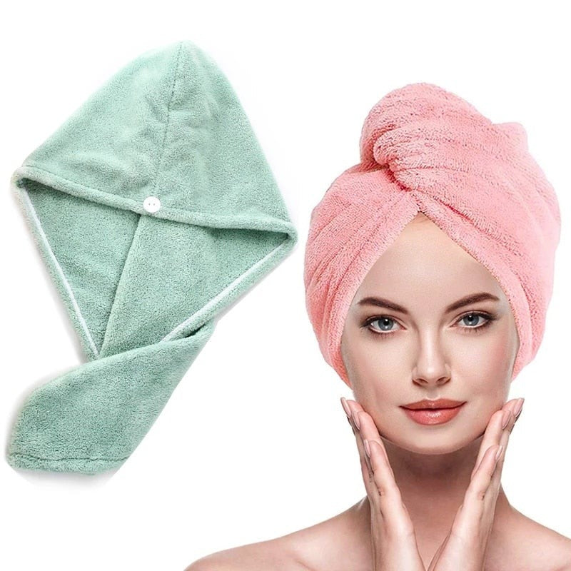 Microfiber Fast Hair Drying Towel - Blissful Bundle