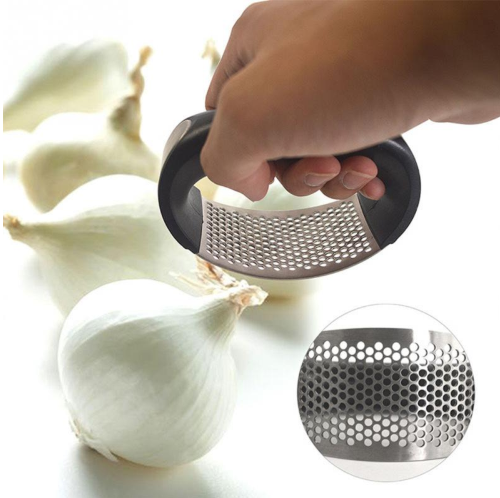 Stainless Steel Garlic Crusher - Blissful Bundle