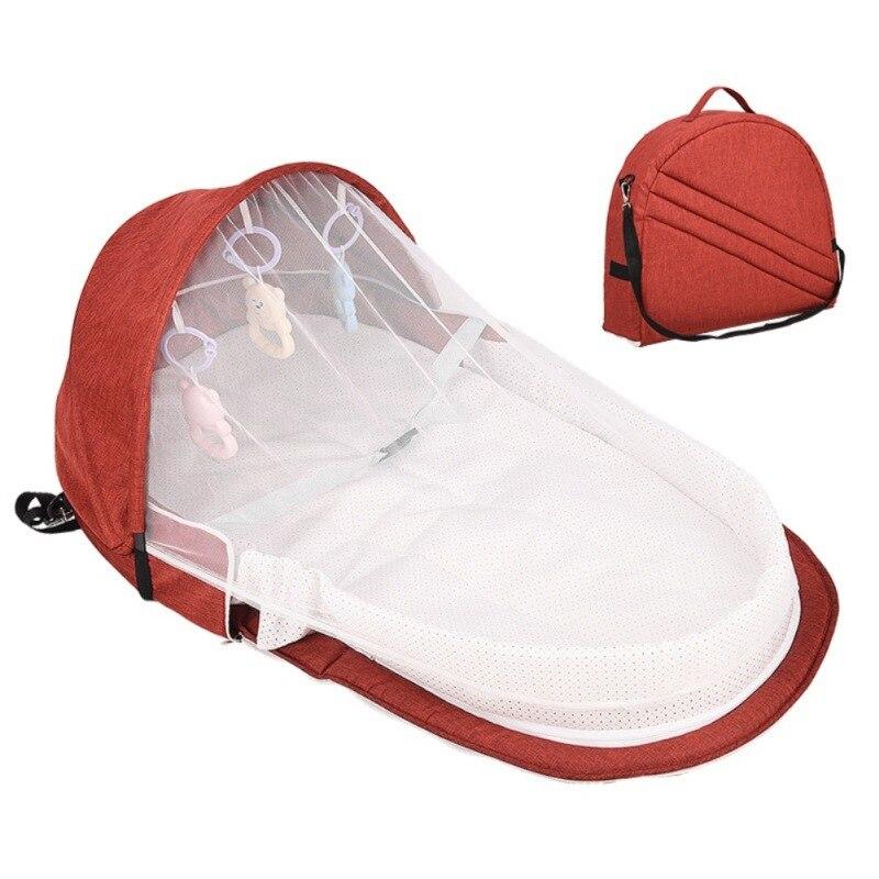 Multipurpose Foldable Baby Bed with Mosquito Net - Blissful Bundle