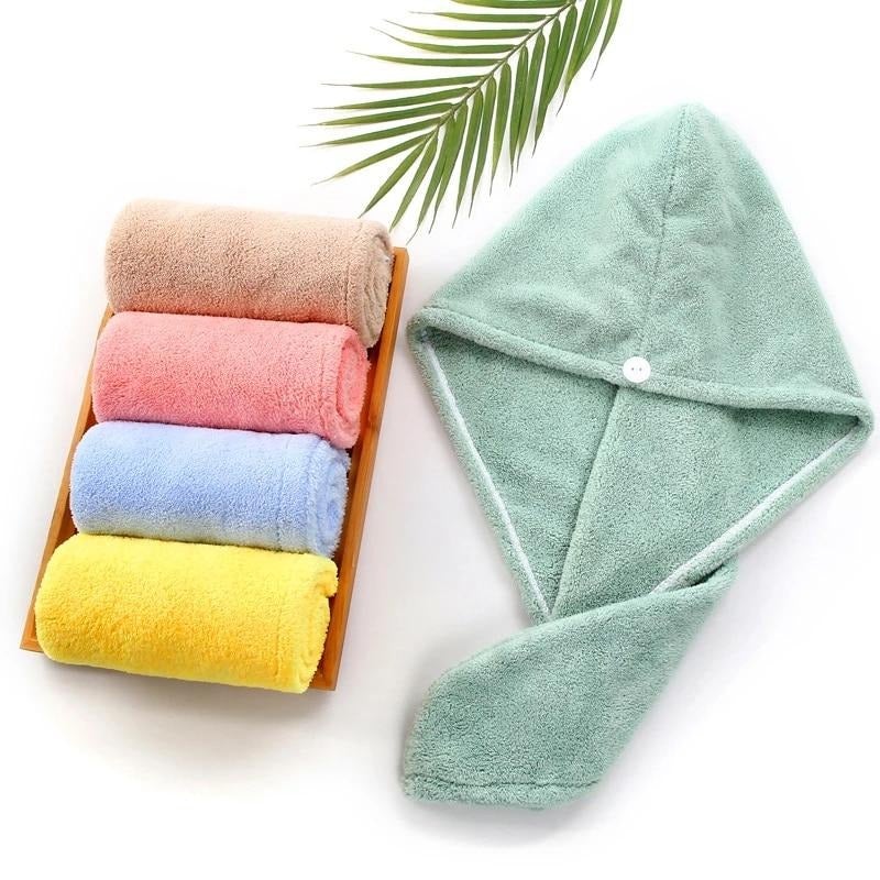 Microfiber Fast Hair Drying Towel - Blissful Bundle
