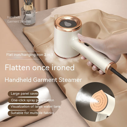 Mini Handheld Fabric Steamer for Clothes – Portable Travel Steamer &amp; Vertical Iron - Blissful Bundle