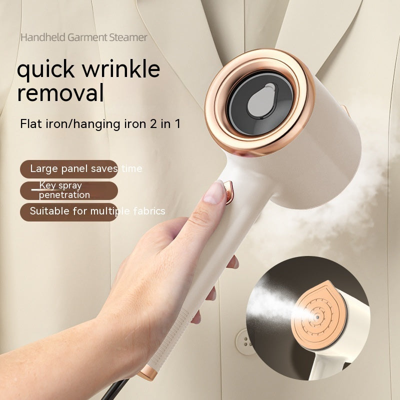 Mini Handheld Fabric Steamer for Clothes – Portable Travel Steamer &amp; Vertical Iron - Blissful Bundle