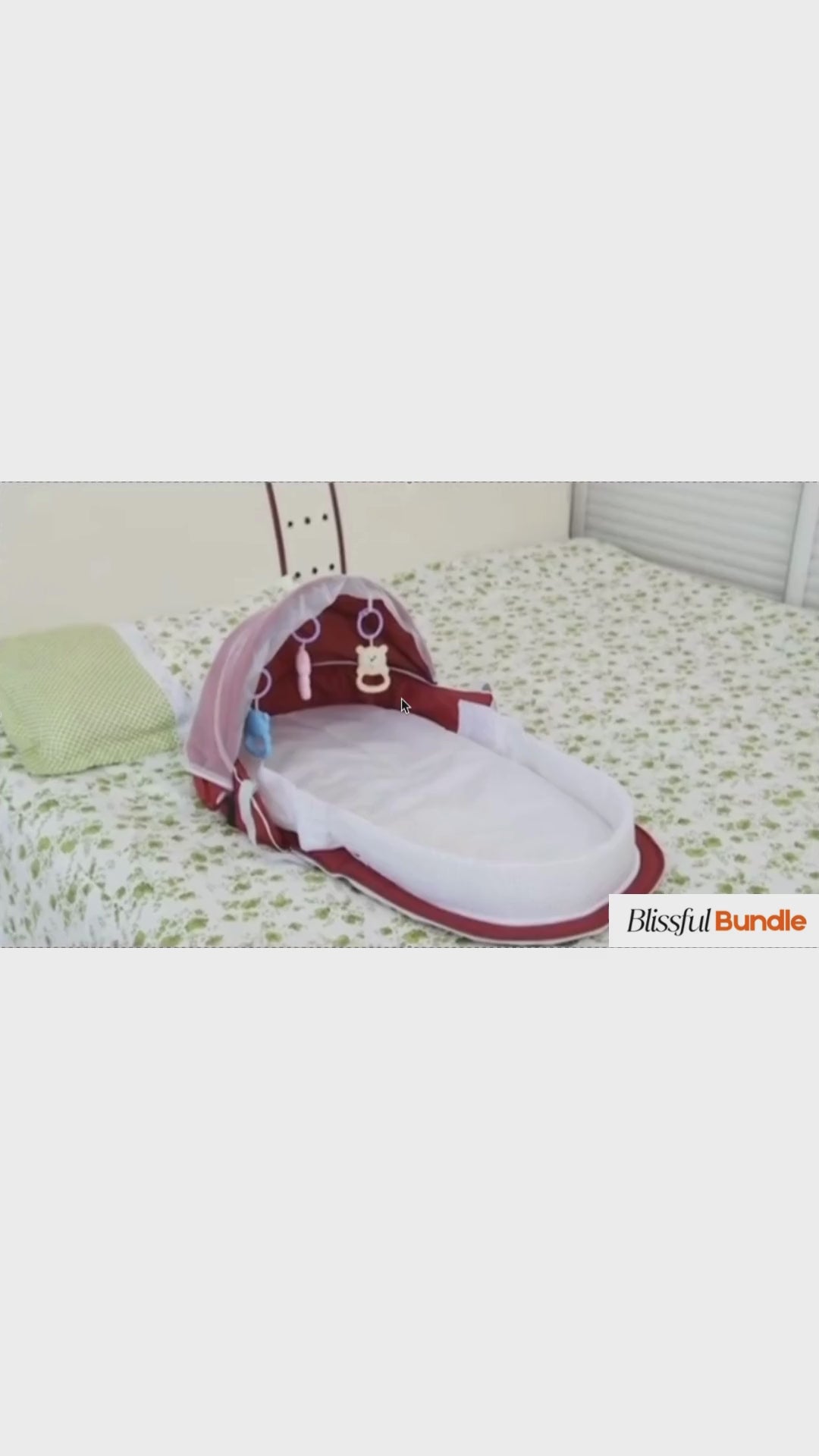 Multipurpose Foldable Baby Bed with Mosquito Net