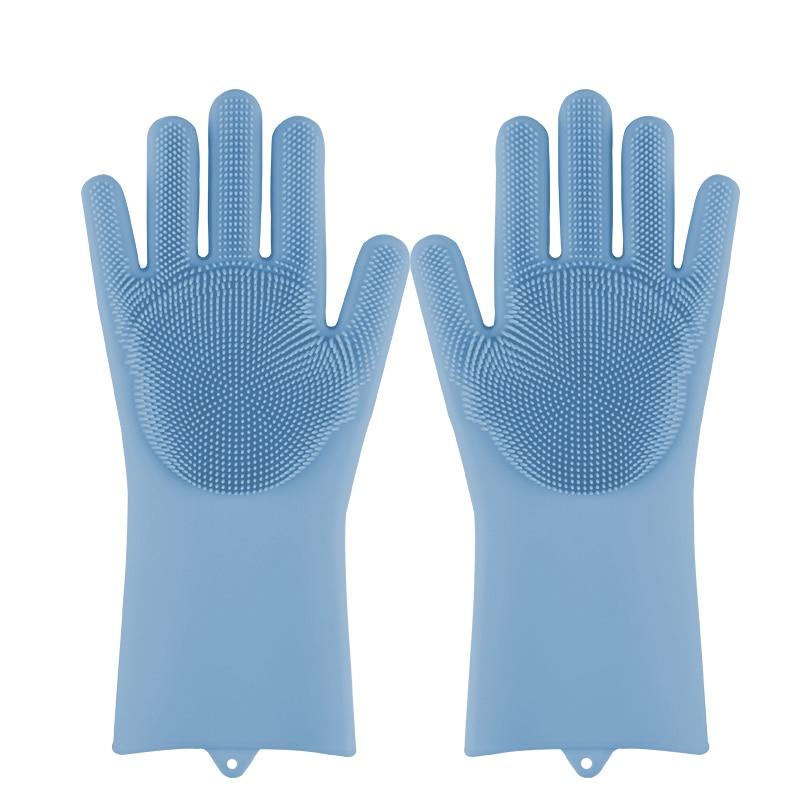 Multifunction Magic Silicone Dish Washing Gloves - Blissful Bundle